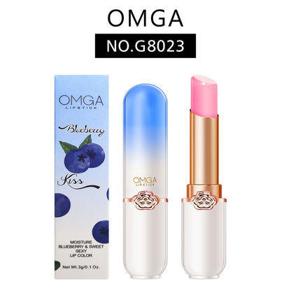 Honey Peach Girl's Color Changing Lipstick Moisturizing, Moisturizing and Makeup Keeping Honey Peach Crystal Jelly Warm lipstick