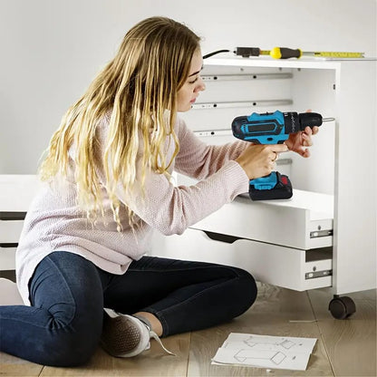 New Arrived 21V Household Electric Drill 38 Piece Set Three Functions