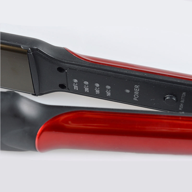 Professional Hair Straightener Titanium Porttable Fashion Style Plate Perm Flat Hair Iron Wet / Dry Wide Plates Fast Heating Hair Styling