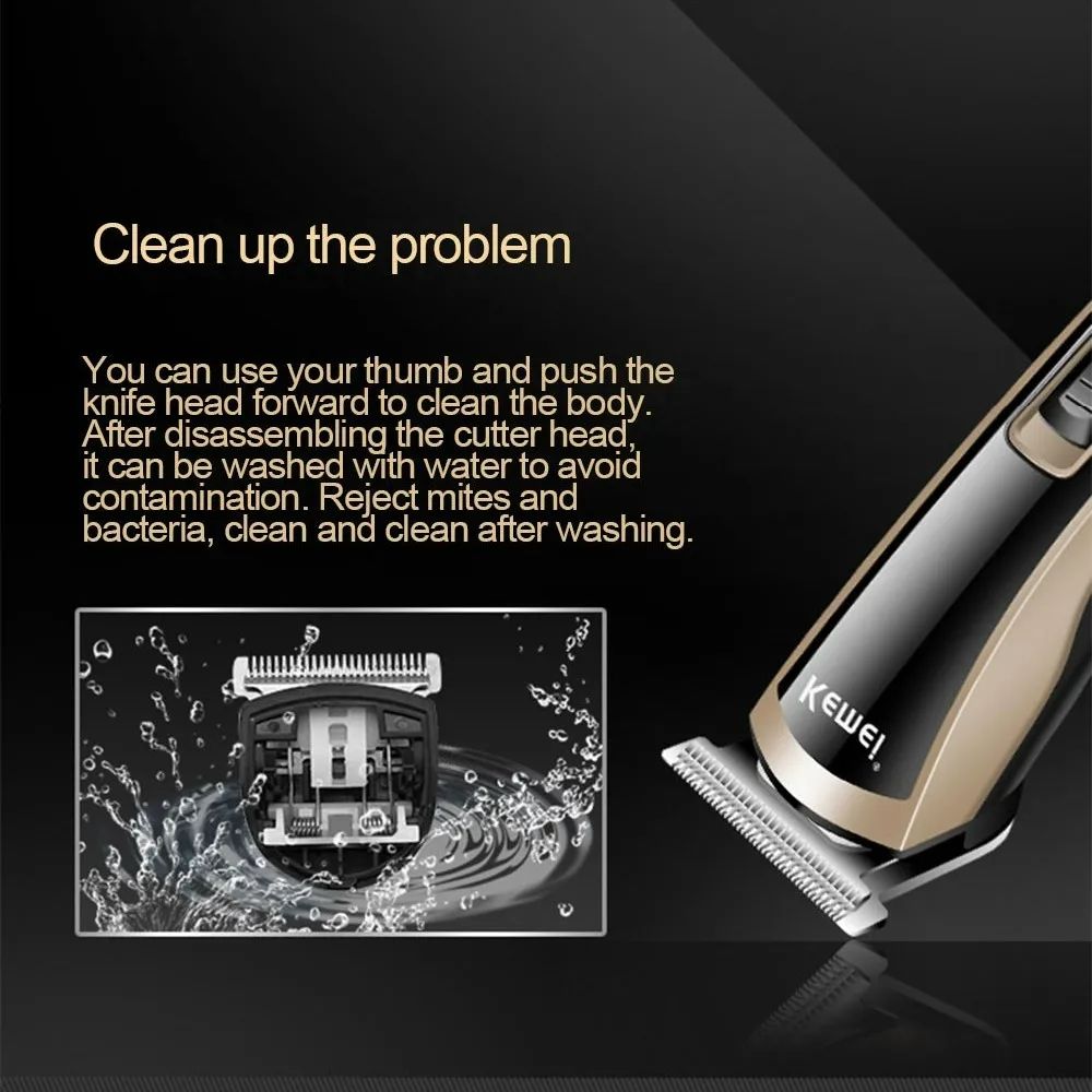 KEMEI Rechargeable Electric Clipper Professional Hair Clipper Baby Hair Trimmer Cordless Styling Tool Men's Grooming Haircut Tool Household Shaving Machine Shaver