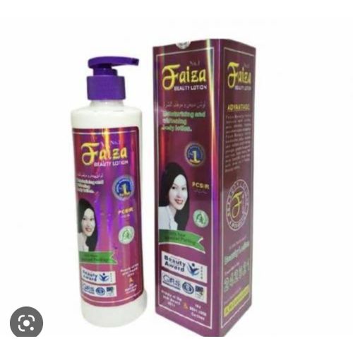 Faiza Moisturizing And Whitening Body Lotion Remove Dark Circles Acne Wrinkles Freckles and Moisturizing Lotion 400ml Evens Skin Tone Clear and Smoother Skin