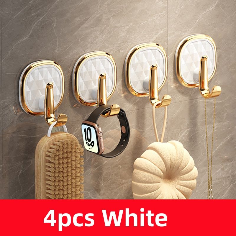 New Arrivals Light Luxury Adhesive Hook Wall-Mounted Hanger for Clothes Towels And Robes - Easy Installation, Multi-Functional And Stylish