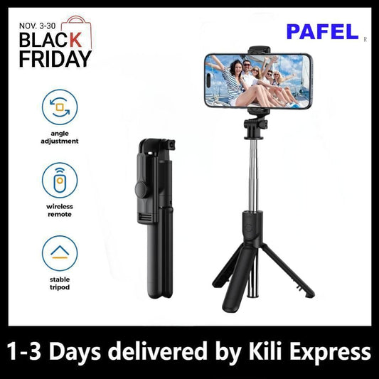 PAFEL R1/R1S Bluetooth selfie stick 3in1 phones tripod stand fill light telescopic selfie stick wireless remote control tripod Bluetooth live streaming mobile phone stands
