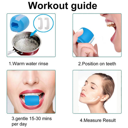 Jaw Muscle Exerciser Jaw Exercise Ball Food-grade Silica Gel JawLine Muscle Training Fitness Ball