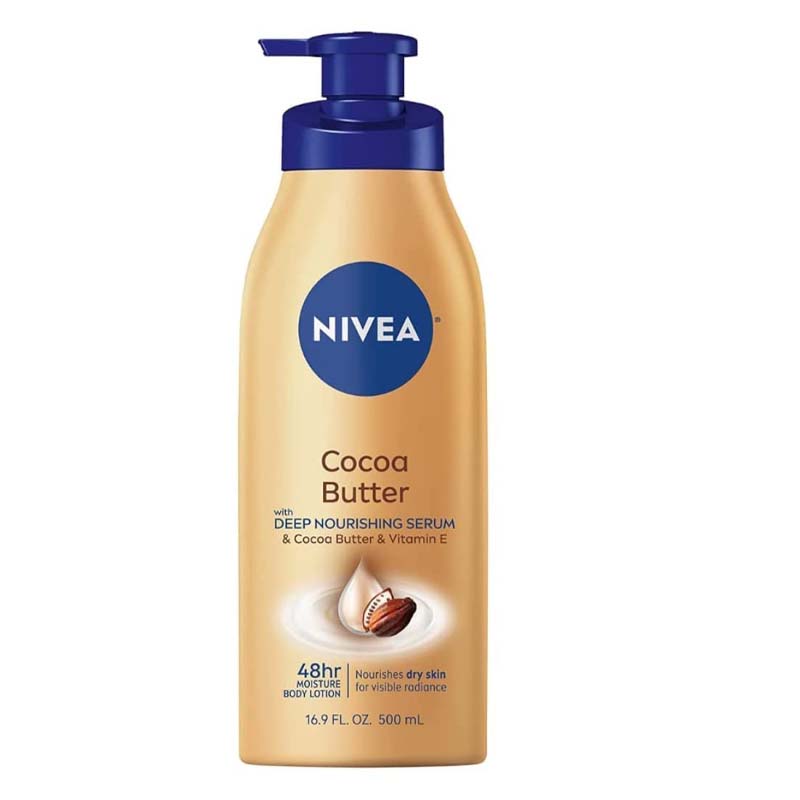 2 Packs Cocoa Butter Body Lotion + Cocoa Butter Body Cream Set – Intense Hydration for Dry Skin, Smooth & Radiant Finish – With Deep Moisture Serum & Vitamin E – 400ml + 250ml