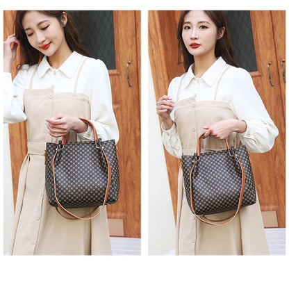 4pcs Women's handbag crossbody bag wallet card bag set