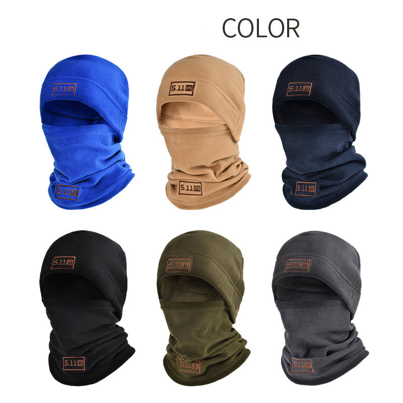 Winter Polar Coral Fleece Balaclava Men Face Mask Neck Warmer Beanies Thermal Head Cover Tactical Military Sports Scarf Ski Caps
