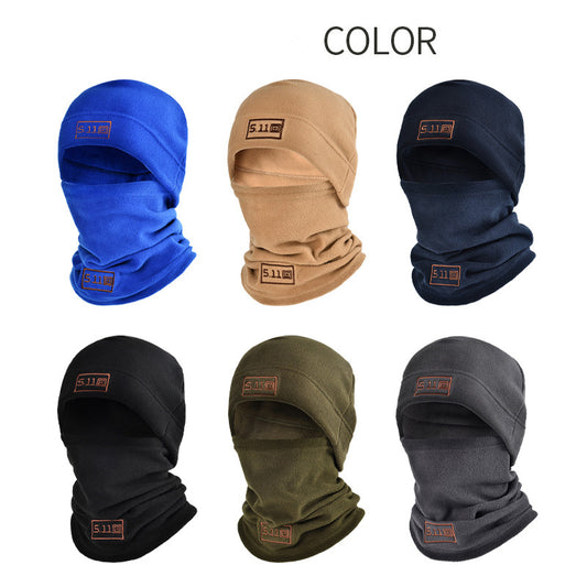 Winter Polar Coral Fleece Balaclava Men Face Mask Neck Warmer Beanies Thermal Head Cover Tactical Military Sports Scarf Ski Caps
