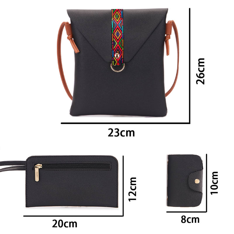 4 PCS Women Bags Handbags Ladies Bags Purse Tote Bags Shoulder Bags