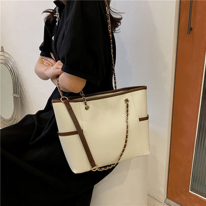 Ladies Shoulder Bag Women Handbags Tote Bag Commuter bag PU Chain Bag