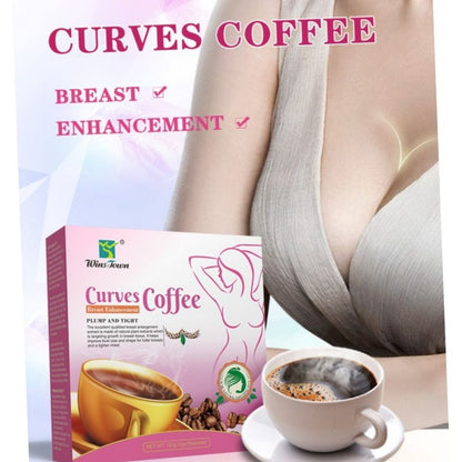 Wins Town CURVES Coffee, Breast & Butt Enhancement Coffee. Grows The Breast, Makes You Curvy, Improve Butt Size & Shape & Makes Breast Firm, Fuller & Tight.