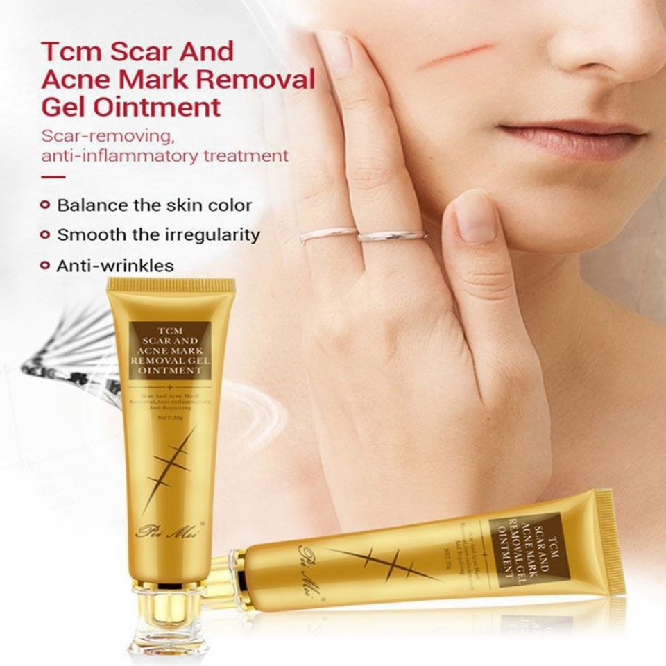 TCM Scar and Acne Mark Removal Gel Ointment Cream Removing Anti-inflammatory and Repairing - Pei mei