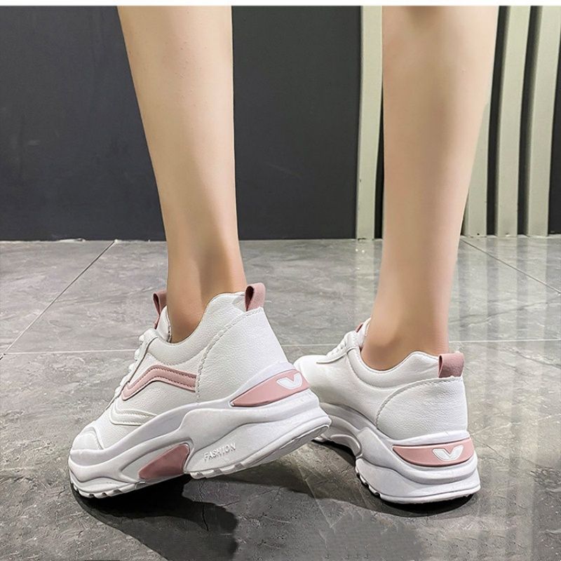 Ladies Shoes Women Shoes Sneakers Sport Shoes Athletic Old Dad Shoes Thick Sole Heightening Walking Shoes Breathable Casual Running Sneakers