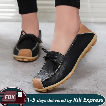 Soft Leather Loafers Shoes Slip Moccasins /Driving Shoes / Flats Shoes/ Shoes /Ladies shoes