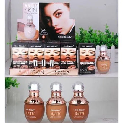 Kiss Beauty Nation Matte Skin Waterproof Foundation Perfecting Makeup