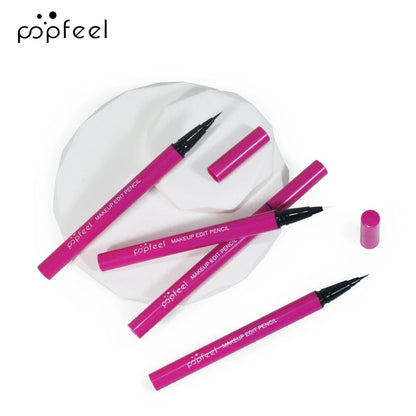POPFEEL Waterproof Sweatproof Liquid Eyeliner- Smooth Application Essential for Beginners.