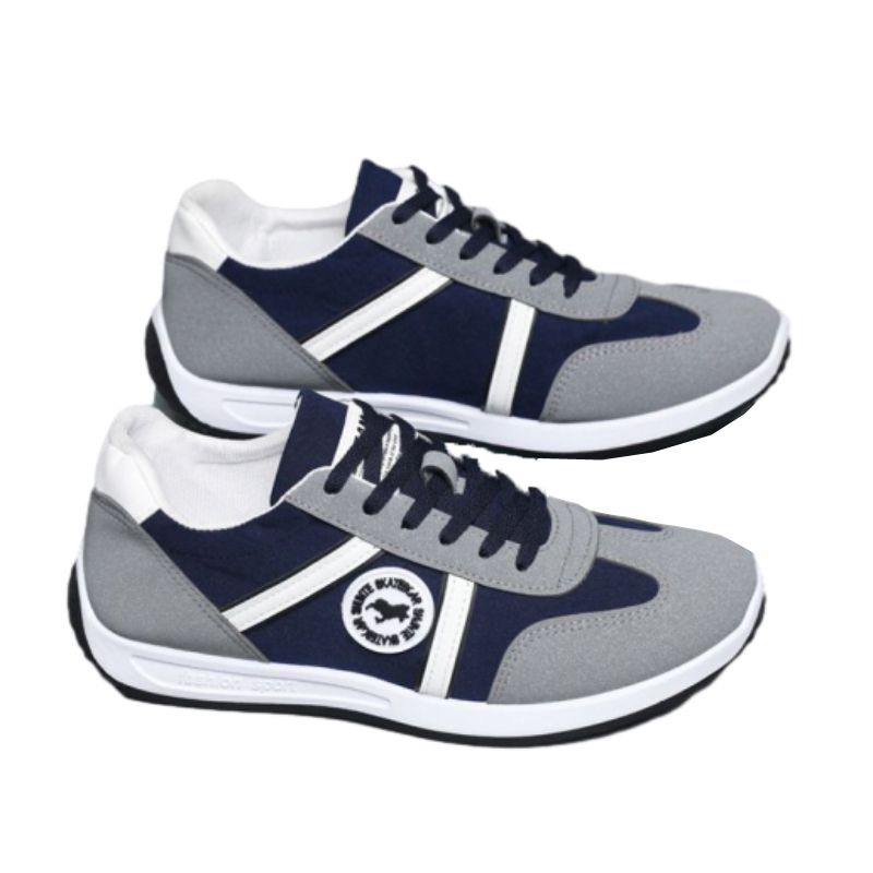 Size 41-44 Men's blue sports shoes Boys running clothse shoes students fashion sneakers driving shoes walking athletic shoes gym shoes