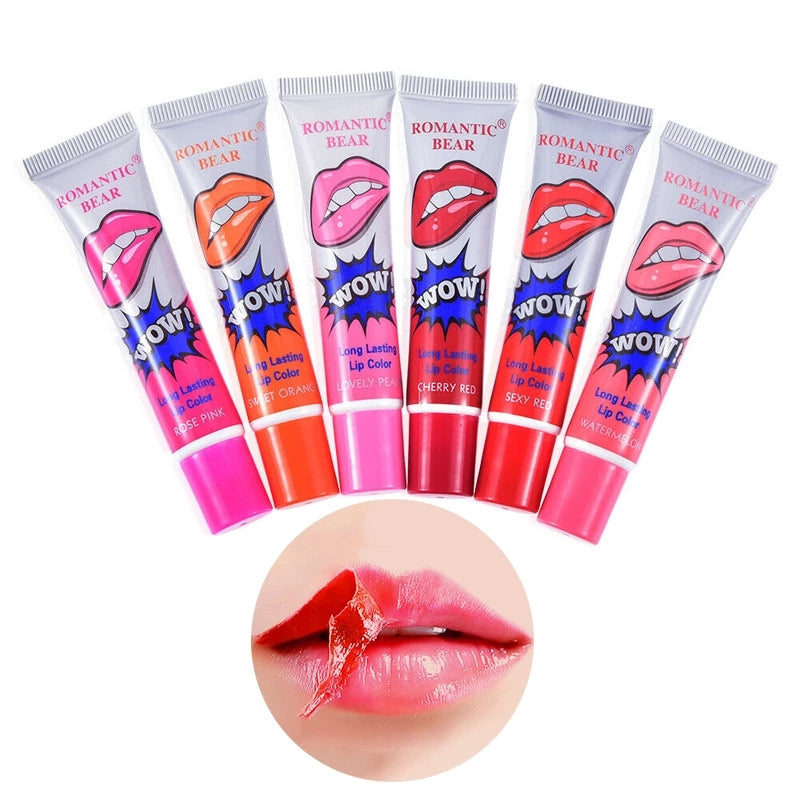 Amazing Peel Off Liquid Lipstick Waterproof Long Lasting Lip Gloss Mask Moisturizer Makeup Tear Pull Lip Lint Cosmetic