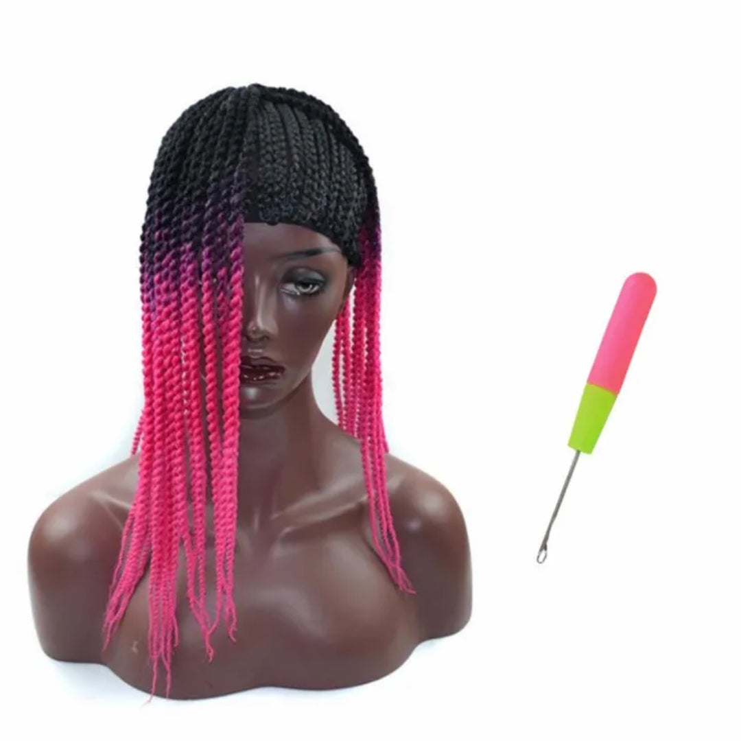 2/3/4 PCs Latch Hook Crochet Needle For Braids Hair Wig & Shaggy Mats Making Craft DIY Tool