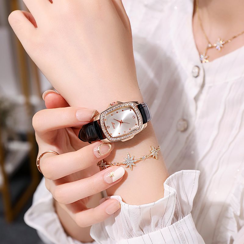 Ladies' Watch Quartz Watch Belt Water Diamond Elegant Diamond Set Watch