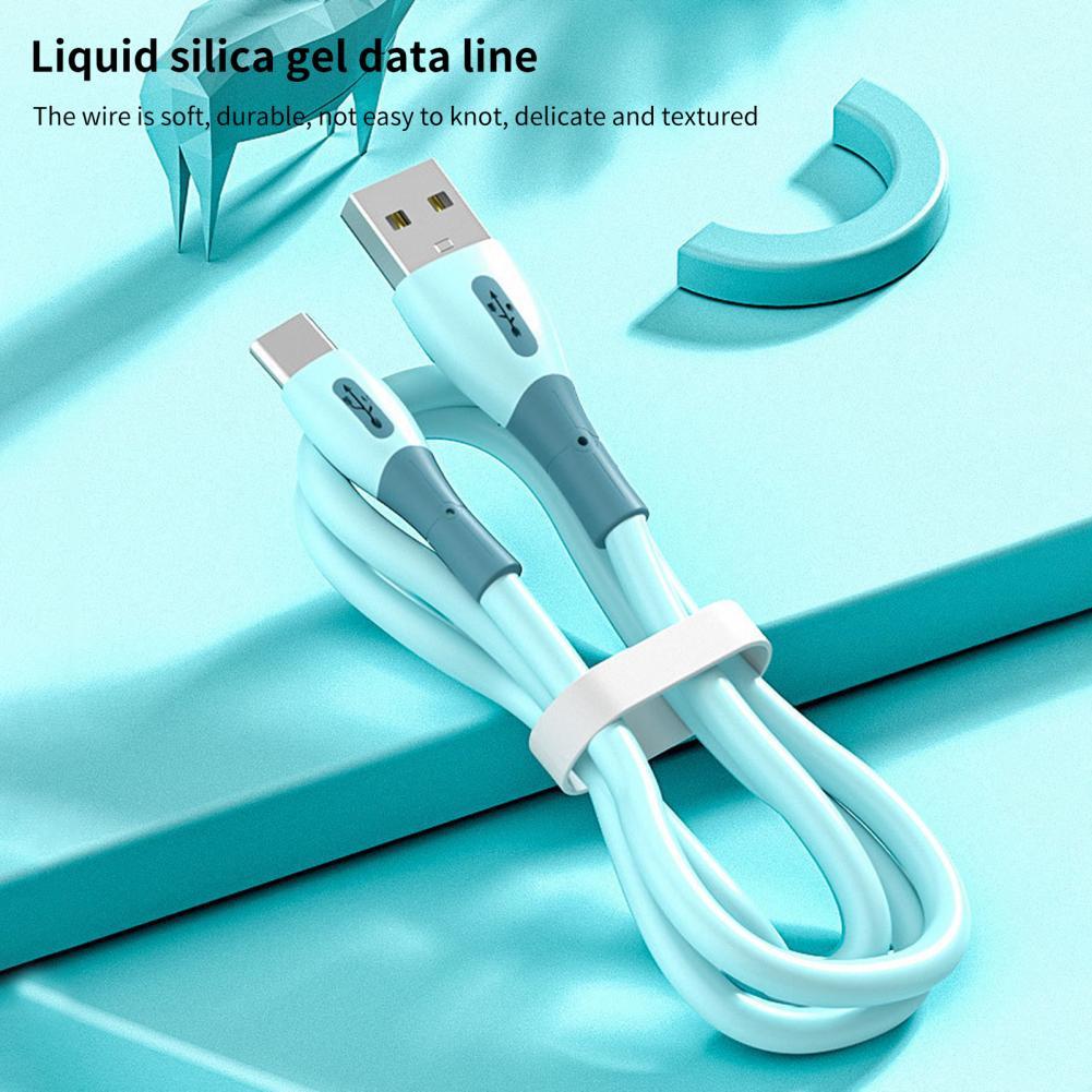 TYPE-C Data Cables Liquid silica gel charging cables Fast Charging data line For Android Phone Charger Cable High quality USB Data Cables