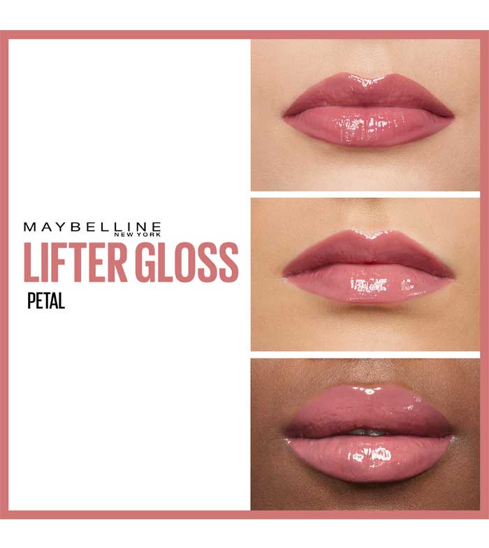 【Discounted】MAYBELLINE LIFTER GLOSS NU 005 PETAL LIPGLOSS- This lip gloss formula visibly smooths lip surface and enhances lip contour