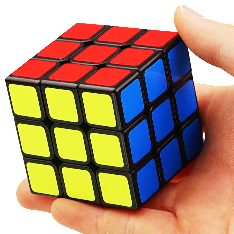 PADEL High Quality Professional Rubik's Cube 3x3x3 Quick Turn Rubik's Cube Pocket Puzzle Durable Design Rubik's Cube for Kids to Improve Cognitive Skills Perfect Toy Gift