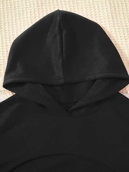 3-Piece Set(2Tops+1Pants) Girls' Spring/Fall Fashion Clothing Set: Cropped Hoodie, Tank Top & Sporty Outfit