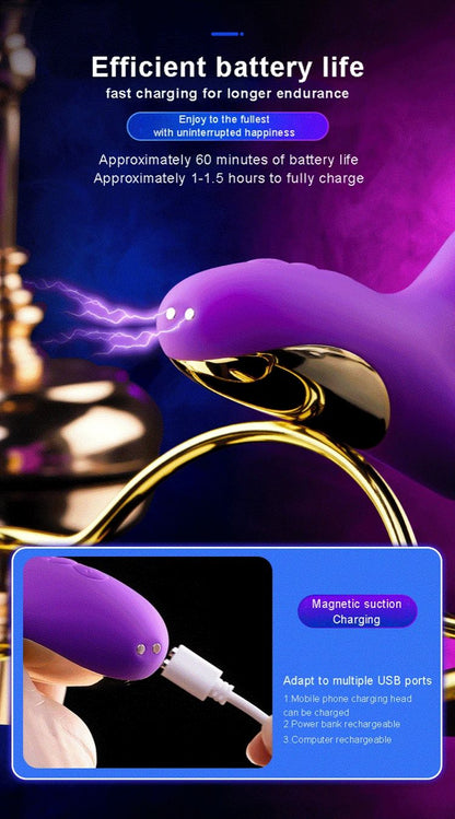 3 In 1 Sucker Patting Vibrator For Women Clitoris Stimulator G-Spot Powerful Vibro Dildo Wand Female Clit Sucker Adult Sex Toys