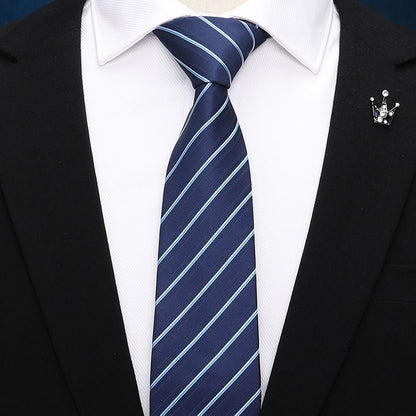 Men's gift box 1Tie+1tie clip+2cuffs+1handkerchief 5in1 Gentleman's suit Tie sets birthday present Valentine's Day gift