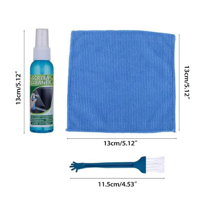 3 in 1 TV And Mobile Phone And Laptop Monitor Computer LCD Screen Cleaner Digital Camera Screen Cleaning Mobile Phone Screen Cleaning Kit CD Scanner Keyboard Cleaning Tools Protective Agents