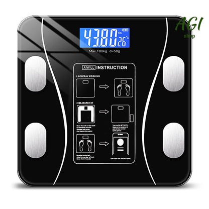Weighing Scale Smart Bluetooth Body Scale Weight Scale Body Fat Scale Smart Wireless Digital Bathroom Weight Scale Body Composition Analyzer With Smartphone App Bluetooth-compatible Health Monitors
