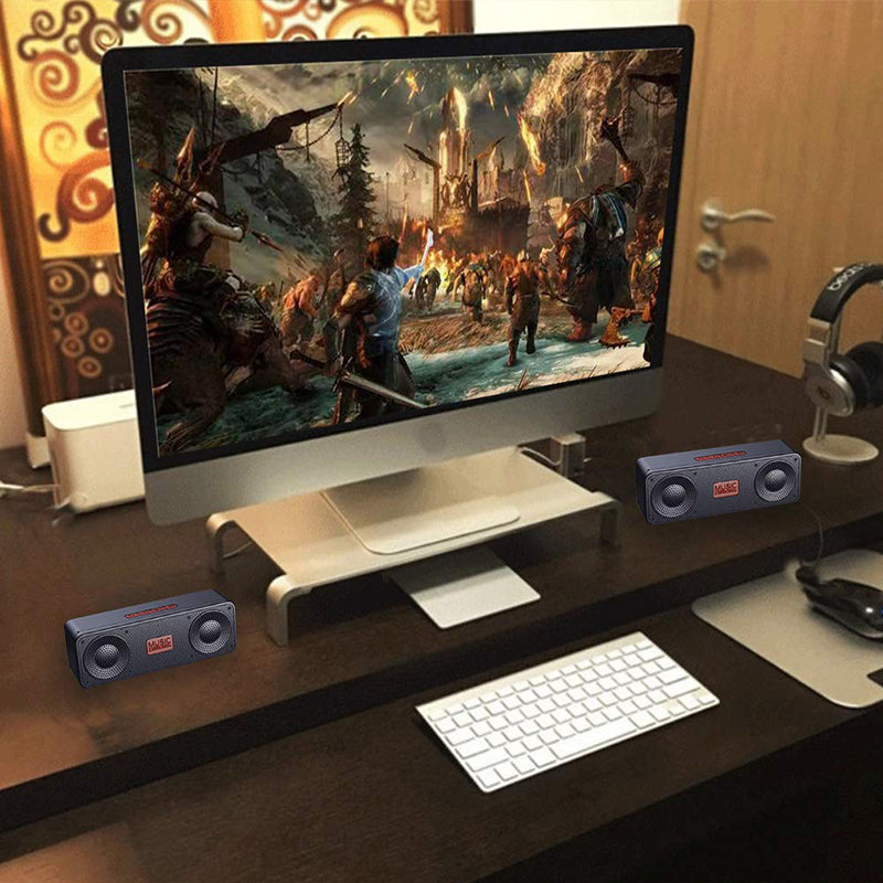 Portable Bluetooth Speaker TF Card FM Mode HD Sound Quality FM Music