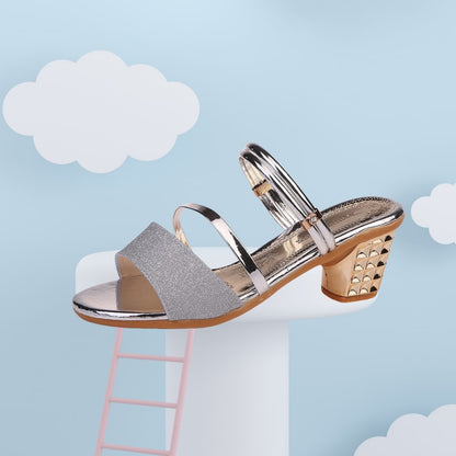 New Women's Shoes Summer Style Wedges Pumps High Heels Slip on Bling Fashion Gladiator Heels Shoes Ladies Open Shoes Sandals Silver