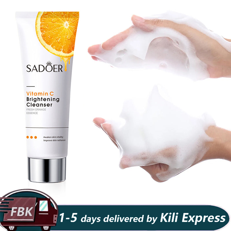 Vitamin C Face Cleansers 100g Skin Care Cleaner Shrink Pore Deep Cleaning Care Skin Rejuvenation moisturizing Face Wash Oil Control