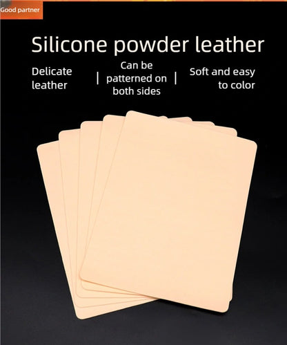 Blank Tattoo Practice Skin, Pink Silicone Skin, Practice Skin