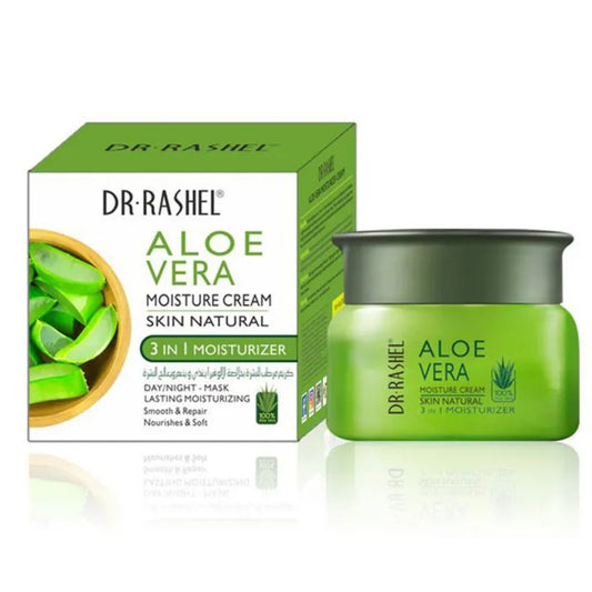 Dr. Rashel Aloe Vera Moisture Cream 3 in 1 Moisturizer - Day/Night Mask, Moisturizing, Smooth & Repair