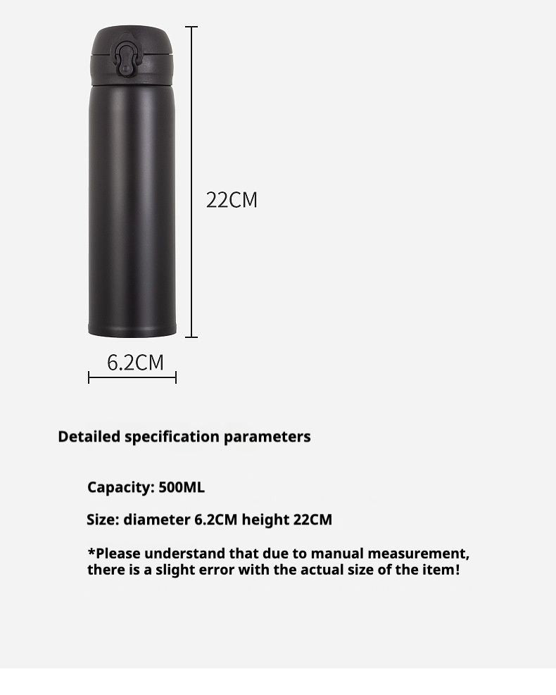 Creative Pop-up Stainless Steel Insulated Tumbler,Keep Your Drinks Hot or Cold in Style