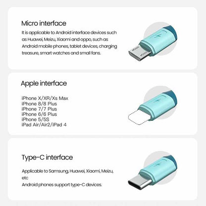 3 In1 Liquid silica gel charging cables Micro USB+type c+iphone Charger Cable Fast Charging data line Data Cables