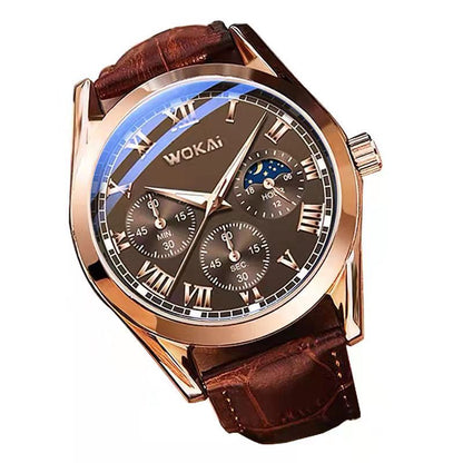 Fashion Leather Watches For Men And Women Retro Watch Non-Mechanical Quartz Business Watches Male Female Wrist Watch