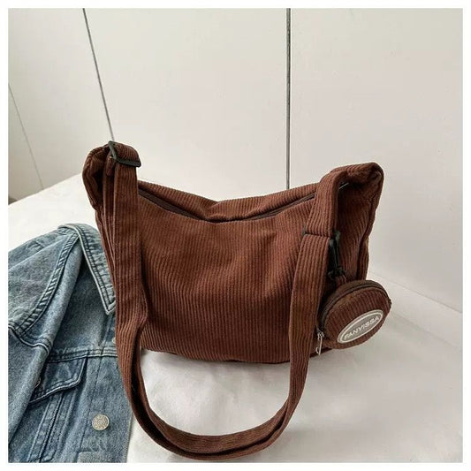2PCS Women Shoulder Bag Messenger Bag Girl Casual Handbag Ladies Bags Fast Delivery Within 1-5 Days