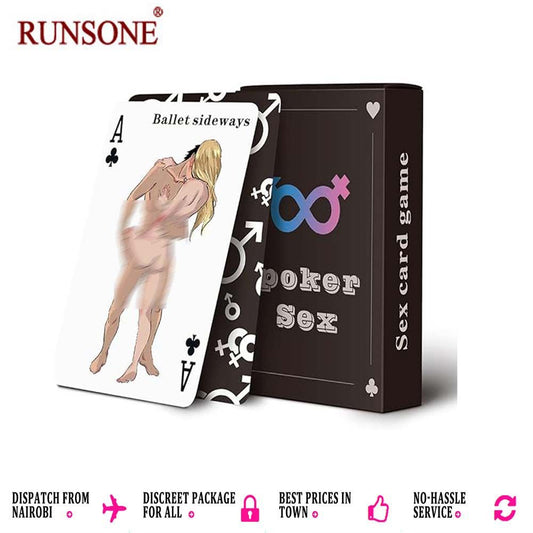 Poker Sex for Lovers Couples Card Game Adult Toy Sex Positions Date Night Fun Club Games for Sexual Intimacy