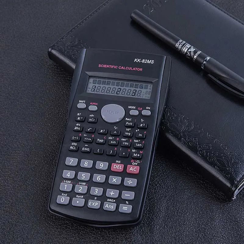 Portable Scientific Calculator Functions Calculator 12 Digits Display Scientific Calculator for Mathematics Teaching School Student 240 KK-82MS-B