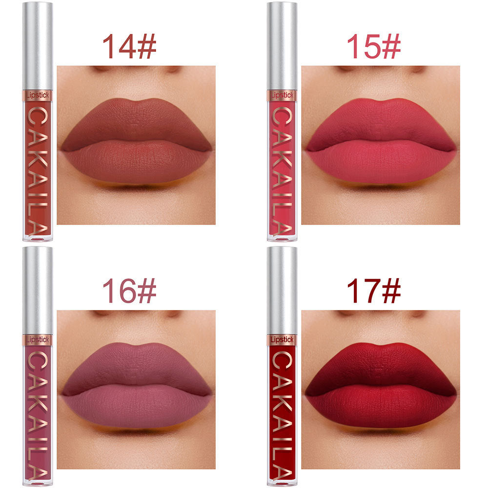 10PCS Lipsticks Set Long Lasting Nonstick Cup Makeup Cosmetics Kit For Girl Women Lipstick Makeup Cosmetics Lips INS Hot