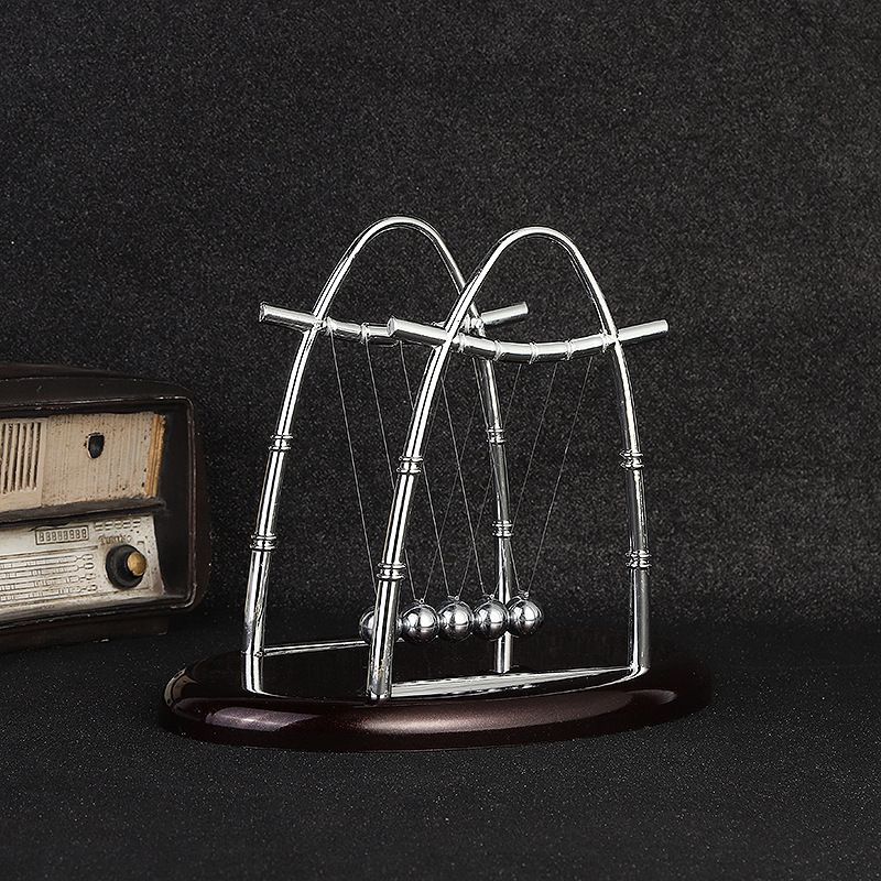 Newton's Cradle Balance Steel Ball Teaching Supplies Physics Science Pendulum Desktop Toys Stress Relief Gifts Home Decoration