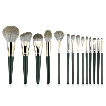 14pcs Set Upgrade Quality Makeup Brushes Foundation Eyeshadow Contours Kit Beauty Cosmetic Blush Full Make Up Brush Set