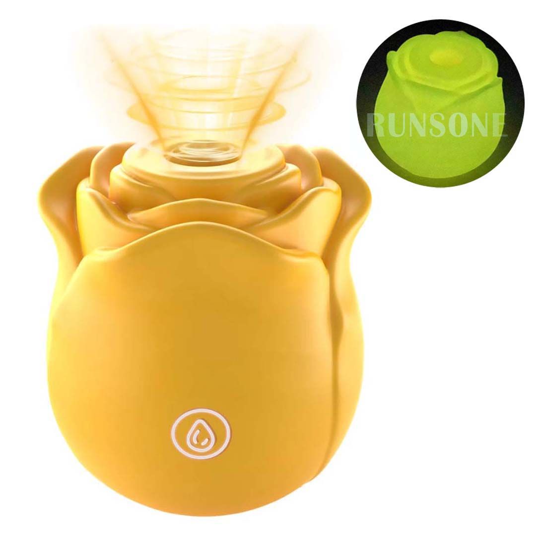 Womens Rose Clitoris Sucking Vibrator Nipples Sucker Oral Stimulator Powerful Rechargeable Adult Compact Foreplay Sex Toy For Girlfriend Wife