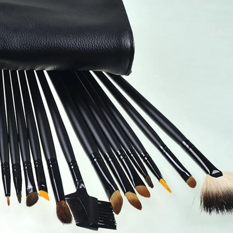 New Arrivals Makeup Brush Sets 24 pcs/Set Professional Cosmetics Brushes Foundation Powder Eyebrow Eyeshadow Blending Blush Brushes Beauty Make Up Kit Tool + Bag