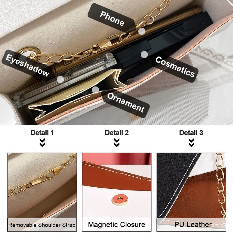 Women Purse Mini Cross-body Bag Ladies Tiny Korean Phone Bag Small Chain Bag