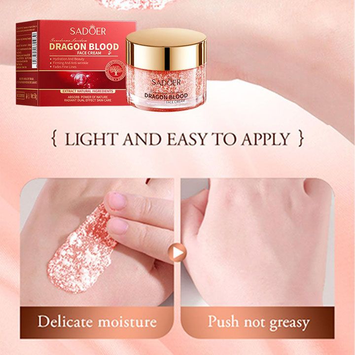 Lingzhi Dragon's Blood Herbal Face Cream Retinol Placenta Dragon Blood Cream For Women Whitening Face Moisturizer Firm Skin Care